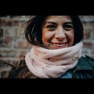 Handmade Rosegold Scarf